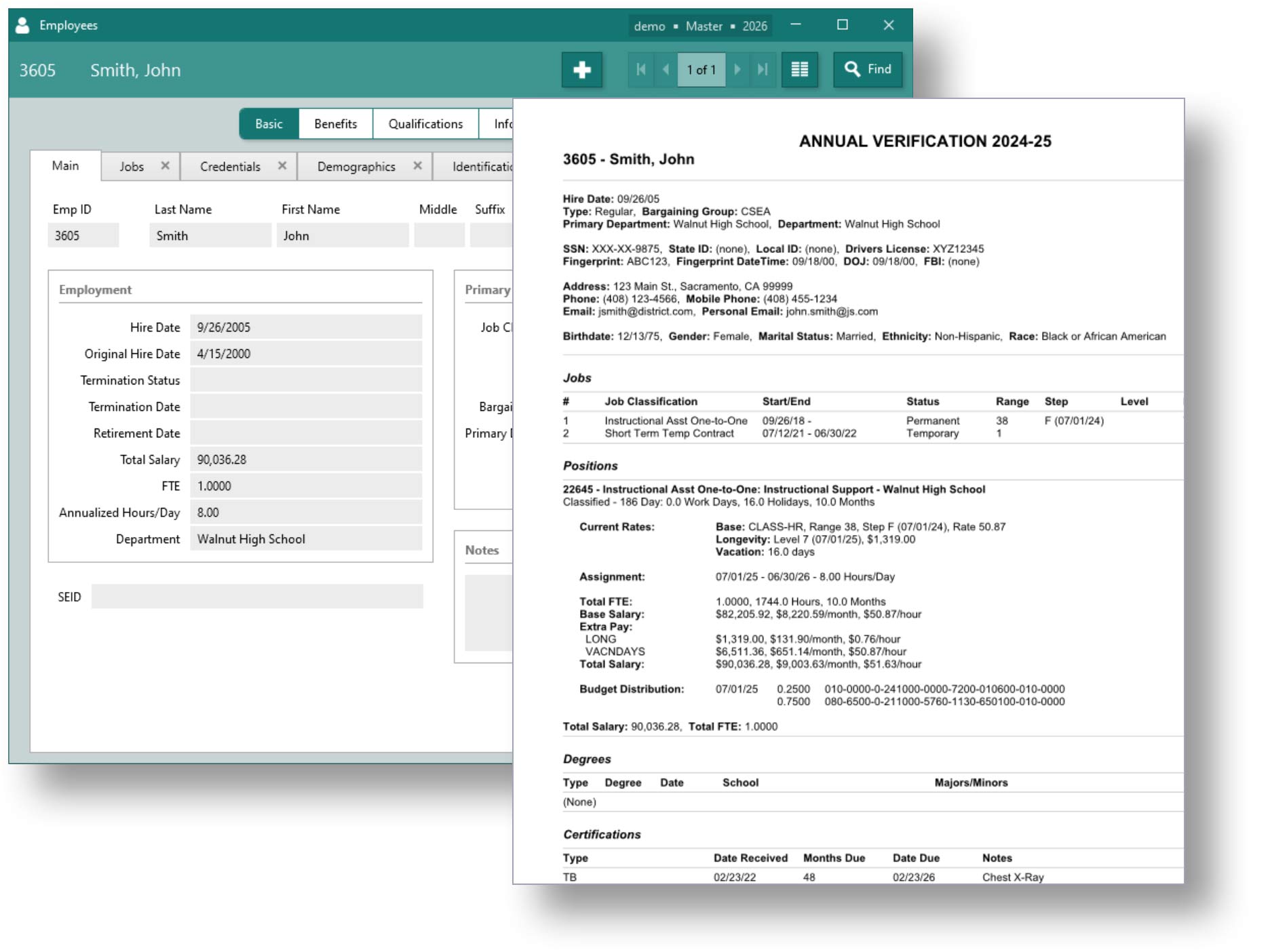 HR App Screenshot